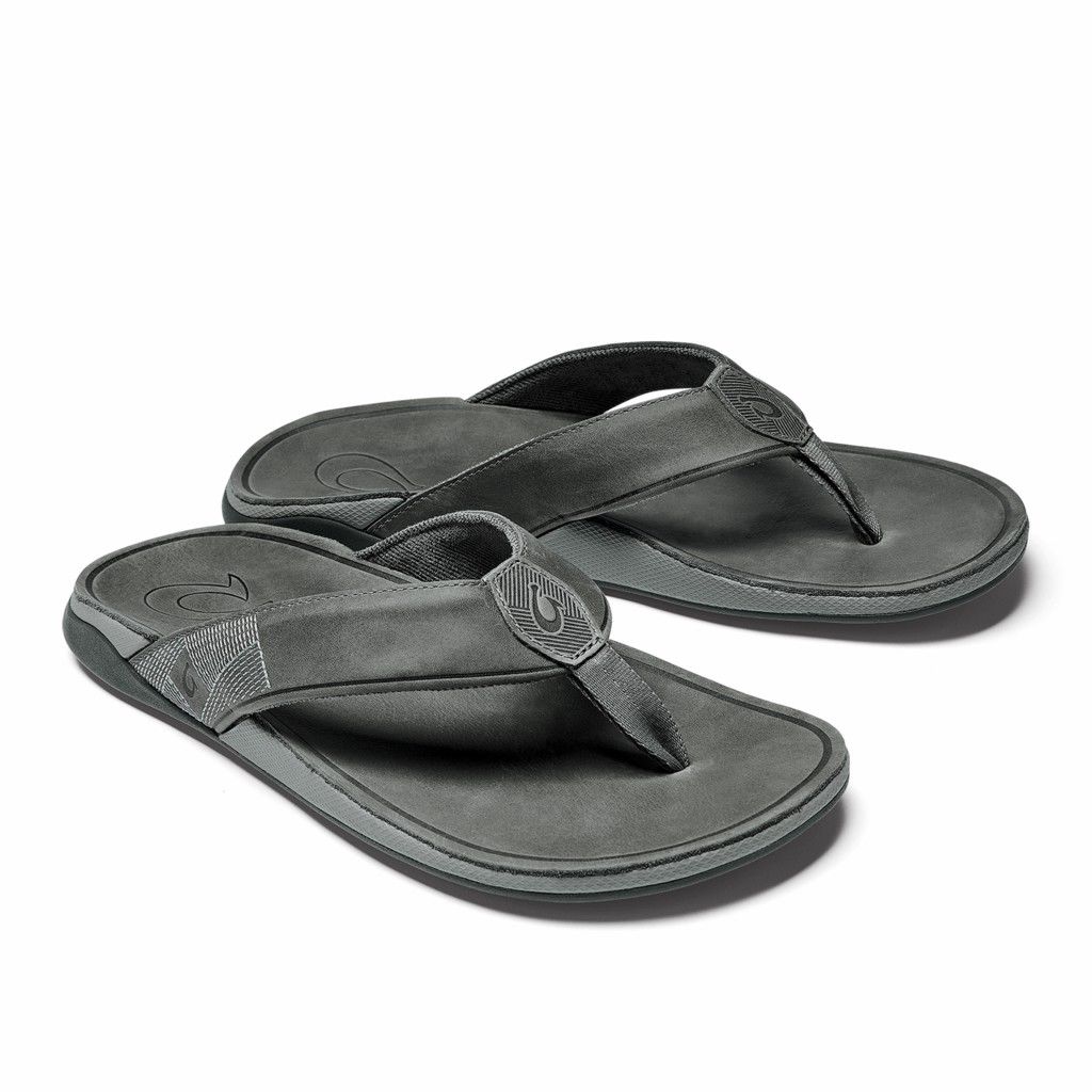 Sandalias Olukai Tuahine - Chanclas Hombre Grises 20524-189